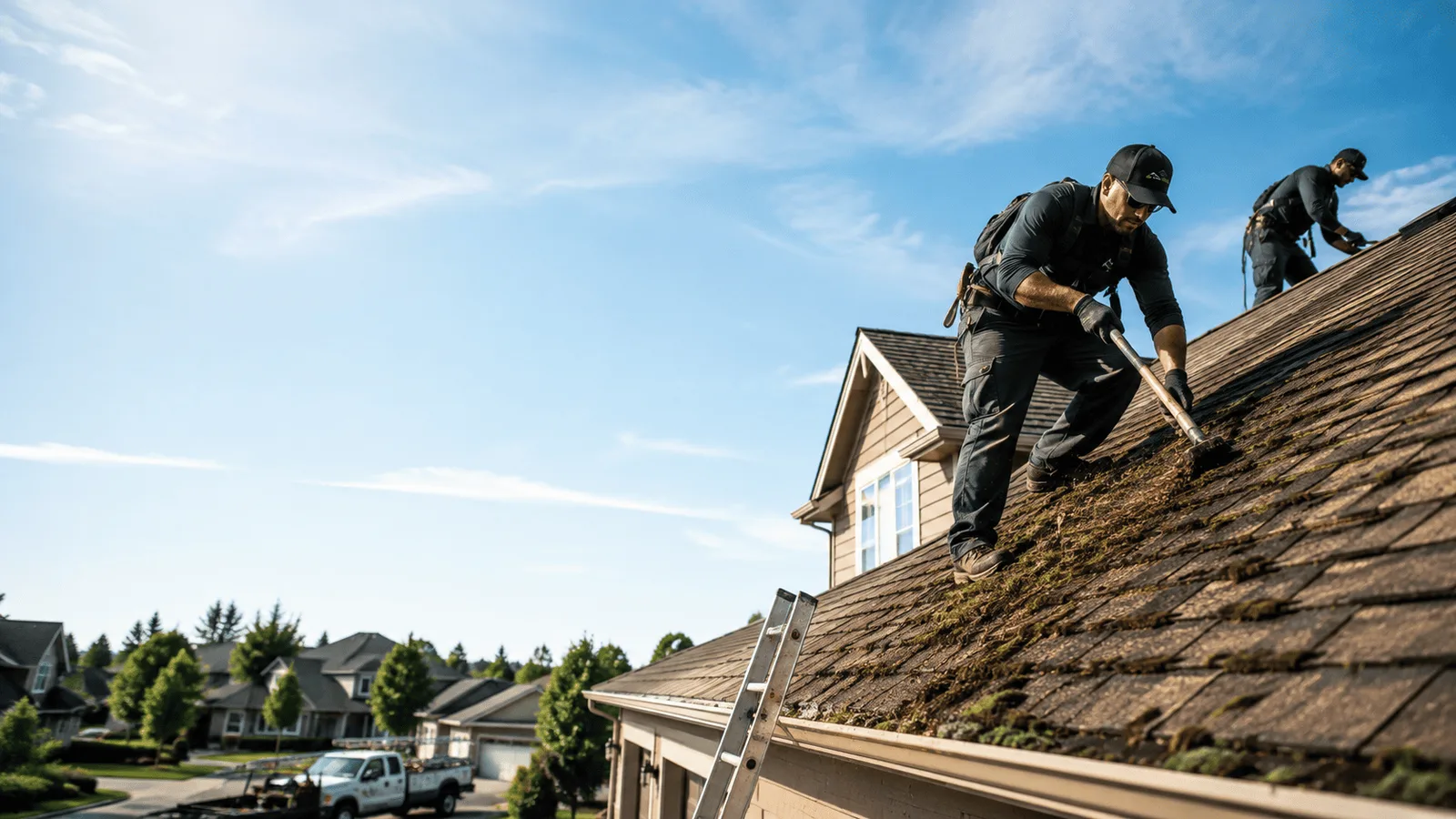 Roof Moss Removal in Pineville, NC near me